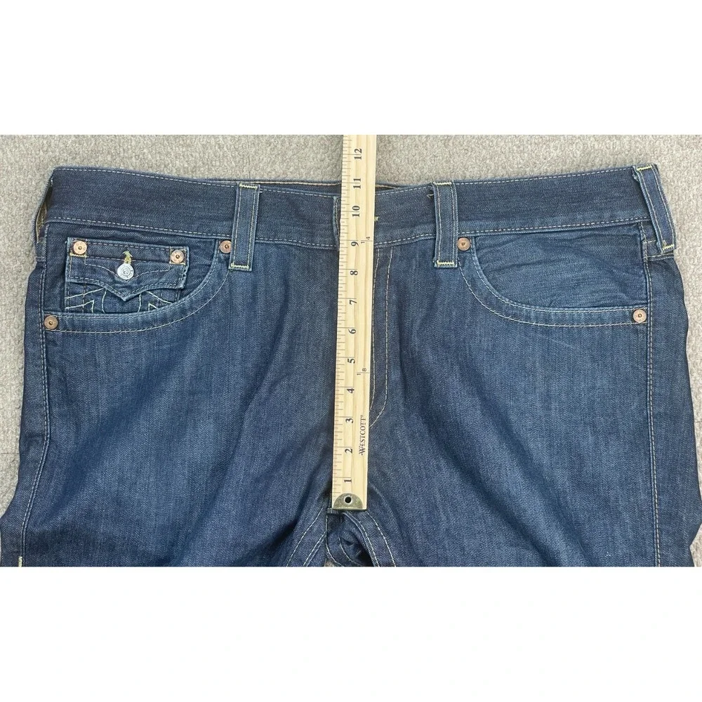 True Religion World‎ Tour Ricky Vtg Y2K Men's 5 Pocket Denim Shorts Size 40